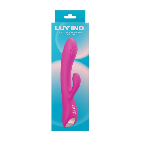 Luv Inc. Conejo Doble de Golpeteo para Placer Máximo