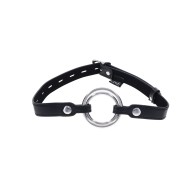 Edge Interchangeable Ring Gag Black