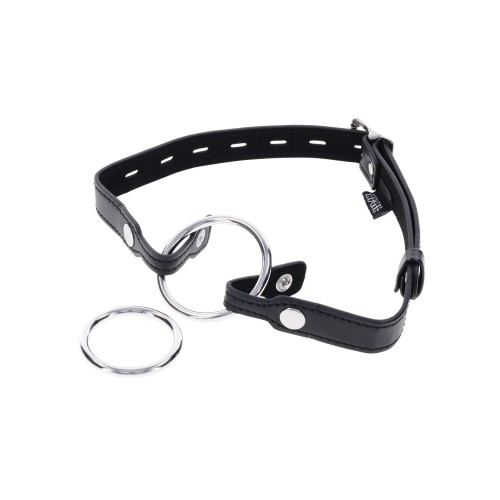 Edge Interchangeable Ring Gag Black