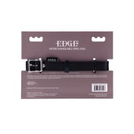 Edge Interchangeable Ring Gag Black