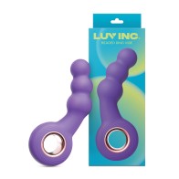 Luv Inc Beaded Ring Vibrator Purple