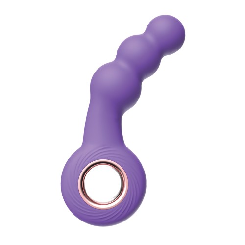 Vibrador Anillo con Perlas Luv Inc. Púrpura