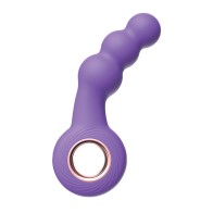 Vibrador Anillo con Perlas Luv Inc. Púrpura