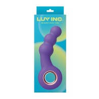 Vibrador Anillo con Perlas Luv Inc. Púrpura