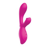 Vibrador Conejito con Bola de Golpeteo Rosa