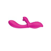 Vibrador Conejito con Bola de Golpeteo Rosa