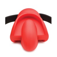 Gag Order Extreme Silicone Ball Gag - Red/Black