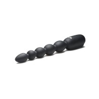 Bang! Digital Silicone Anal Beads - Black