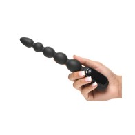 Bang! Digital Silicone Anal Beads - Black