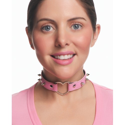 Collar con Corazón con Picos para Amantes de la Moda Atrevida