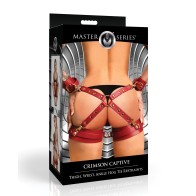 Master Series Crimson Captive Restraints Set - Red