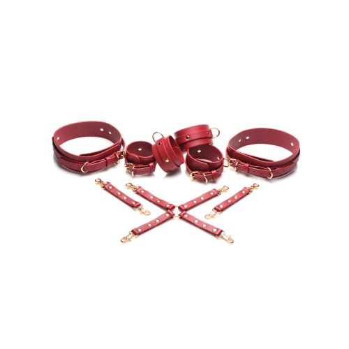 Master Series Crimson Captive Restraints Set - Red