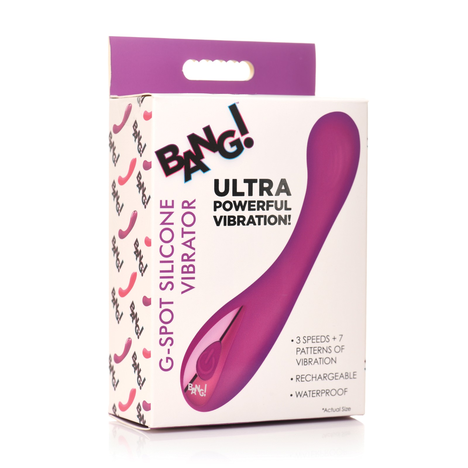 Bang G-Spot Silicone Vibrator Purple - Intense Pleasure