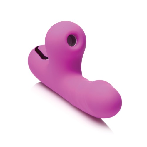 Bang! Mini Suction Rabbit Vibrator - Purple