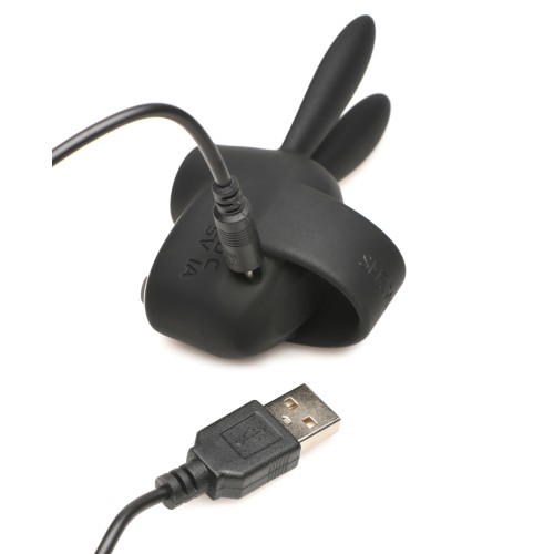 Shegasm Sucky Bunny Clit Stimulator Black Toy