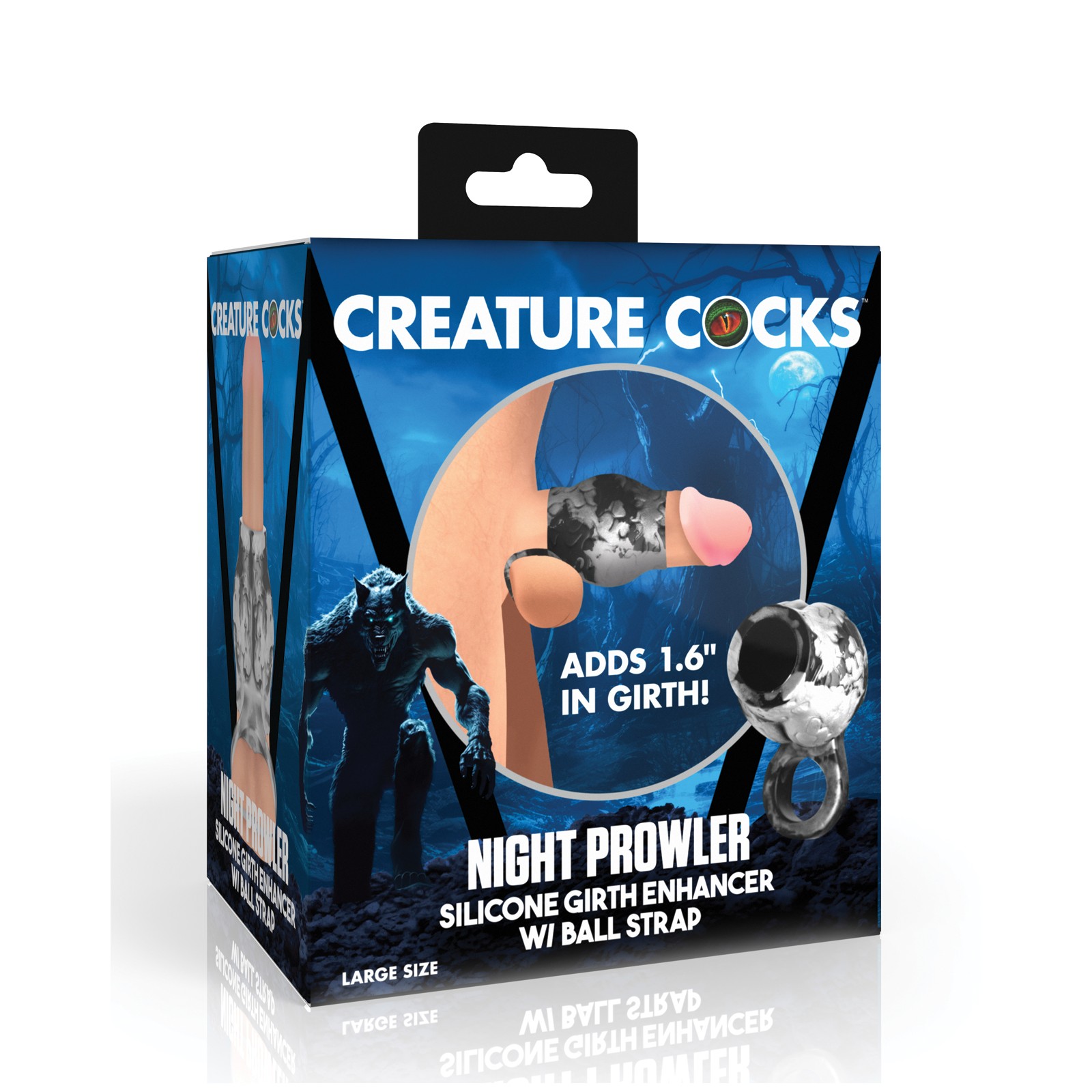 Night Prowler Silicone Penis Sleeve & Ball Stretcher