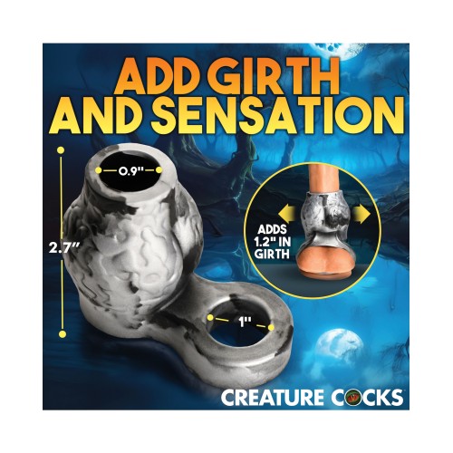 Creature Cocks Night Prowler Silicone Penis Sleeve & Ball Stretcher