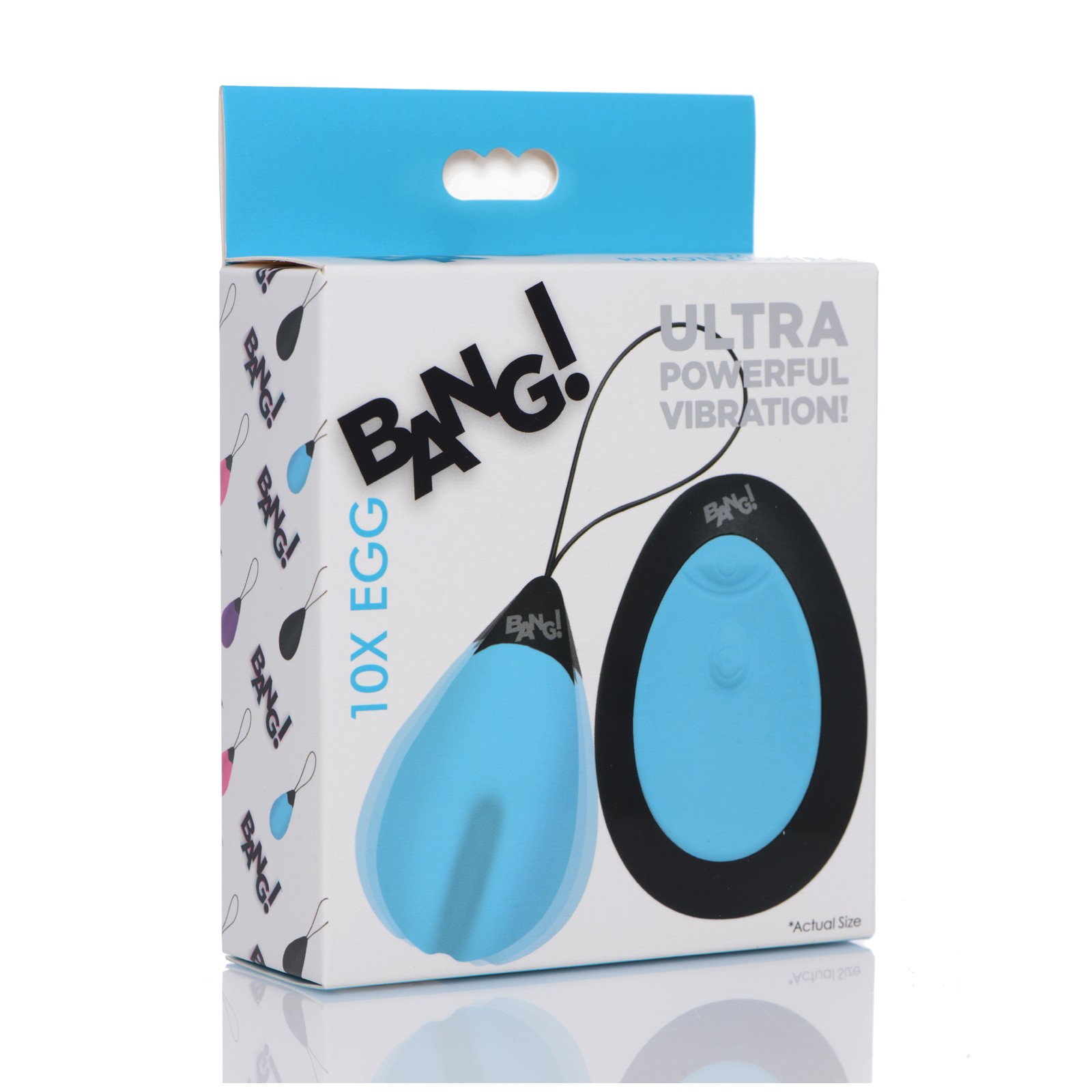 Bang! 10X Silicone Vibrating Egg for Exciting Play