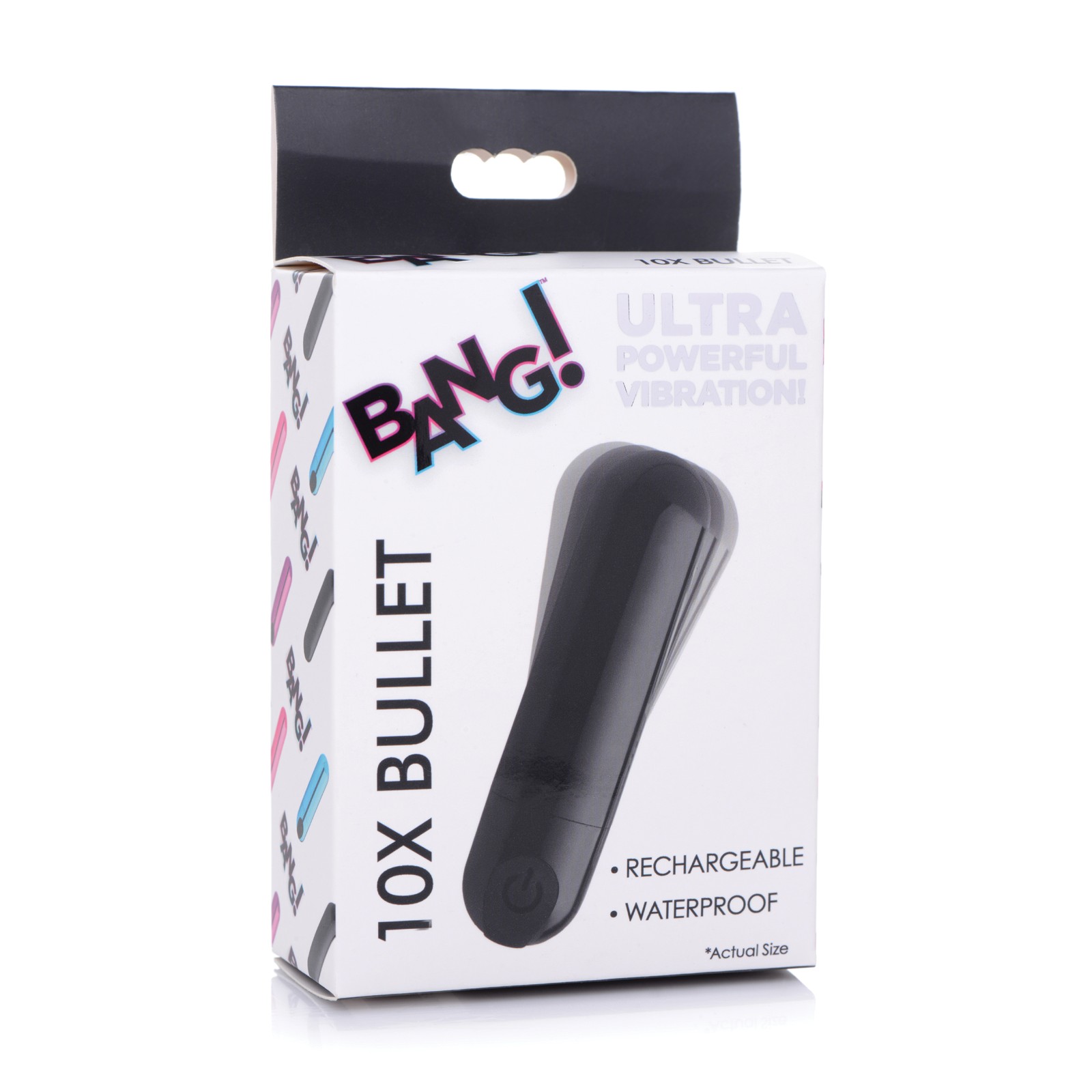 Bang 10X Rechargeable Vibrating Bullet Black