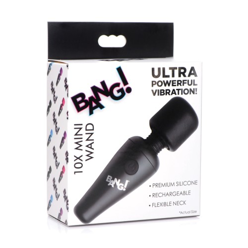 Bang 10X Vibrating Mini Wand Black