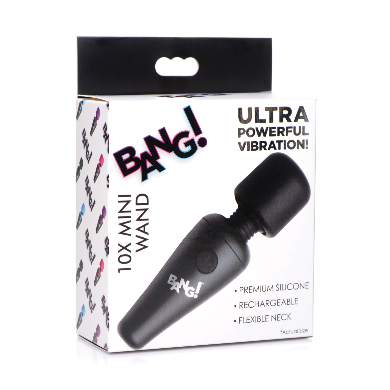 Bang 10X Vibrating Mini Wand Black