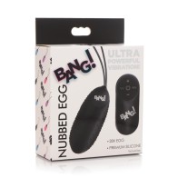 Bang! 28X Nubbed Silicone Egg with Remote Control