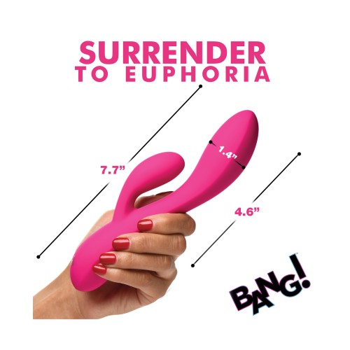 Conejo de Silicona Flexible Bang! 10X para Estimulación Máxima