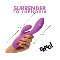 Bang! 10X Flexible Silicone Rabbit - Intense Pleasure