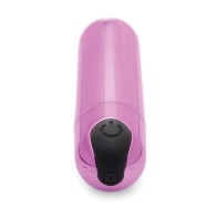 10X Rechargeable Vibrating Metallic Bullet - Purple