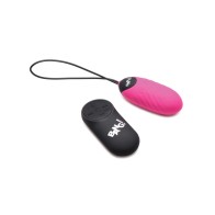 Bang 28X Swirl Silicone Egg with Remote Control Pink