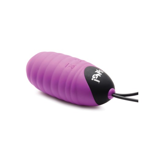 Bang 28X Ribbed Silicone Egg with Remote