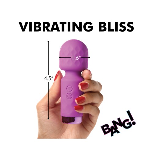 Bang! Mini Silicone Wand 10X - Purple