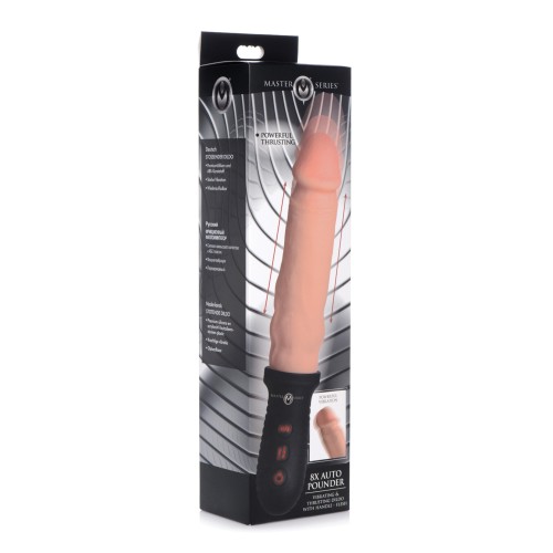 Dildo Automático Master Series 8X Carne