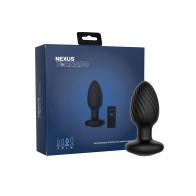 Nexus Tornado Rotating Vibrating Butt Plug Remote Black