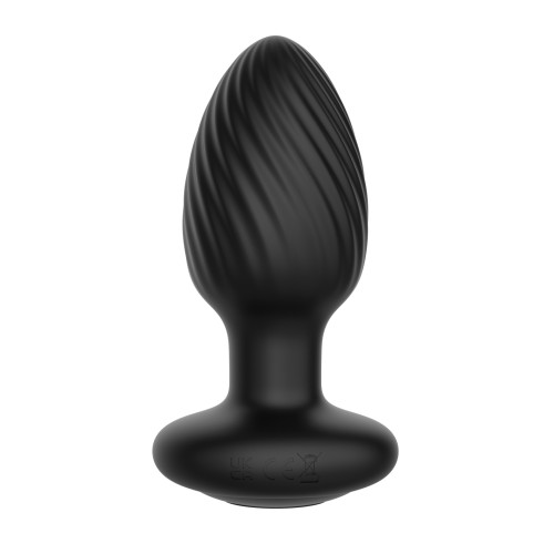 Nexus Tornado Rotating Vibrating Butt Plug Remote Black