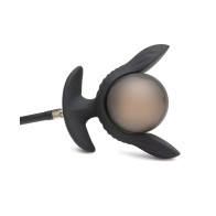 Plug Anal Inflable Vibrador Dark Pearl