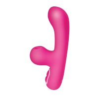 Bang 10X G-Spot Rabbit Vibrator with Suction Pink