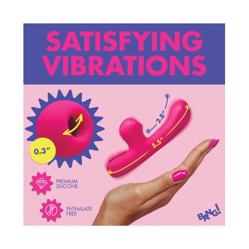 Vibrador Conejito G-Spot Bang 10X con Succión Rosa