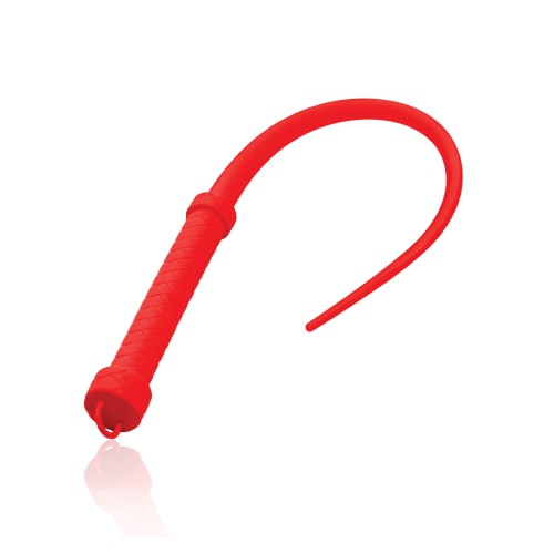 Master Series Viper Tail Silicone Whip Red - Intense BDSM Experience