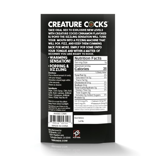 Creature Cocks CC Bj Pops Menta Fresca