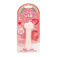 Unihorn USB Bullet Vibrator - Heart Throb