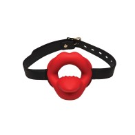 Master Series Sissy Mouth Gag Vibrator Red