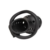 Lock Down Chastity Cage for Ultimate Control - Black