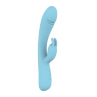 Vibrador Conejo Blaze Calentador Azul