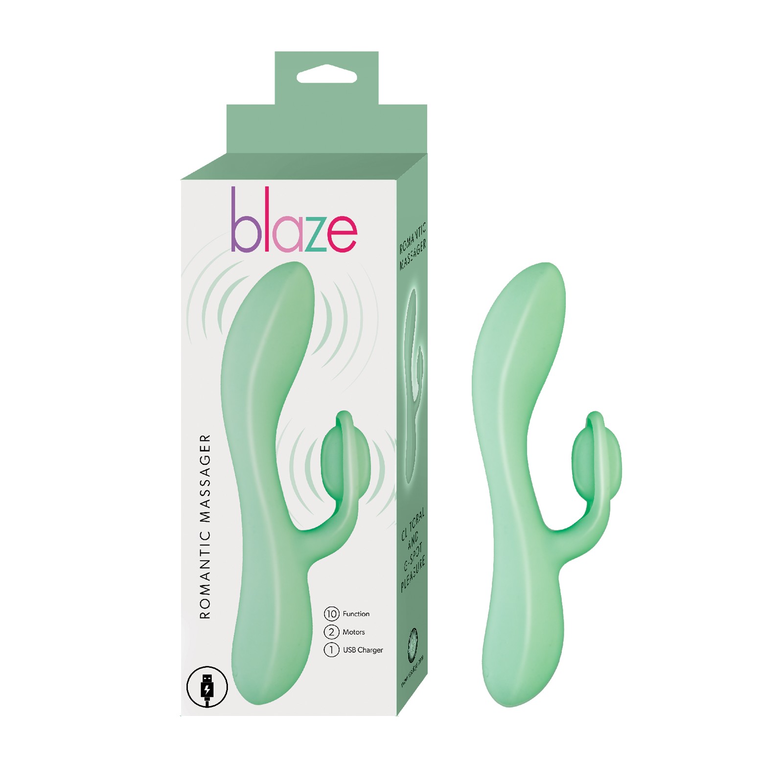 Blaze Romantic Massager Aqua