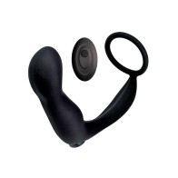 Plug Anal Contorneado Ass-station con Control Remoto - Placer Definitivo