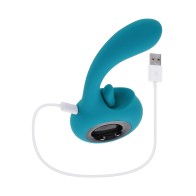 Evolved How Many Licks G-Spot Vibrator Teal