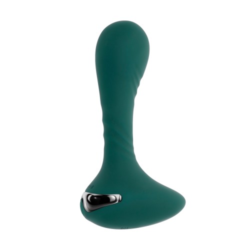 Gender X Vibrating Silicone Plug Teal