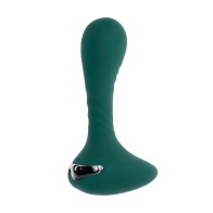 Gender X Vibrating Silicone Plug Teal