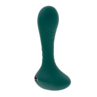 Plug de Silicona Vibrante Gender X Verde Azulado